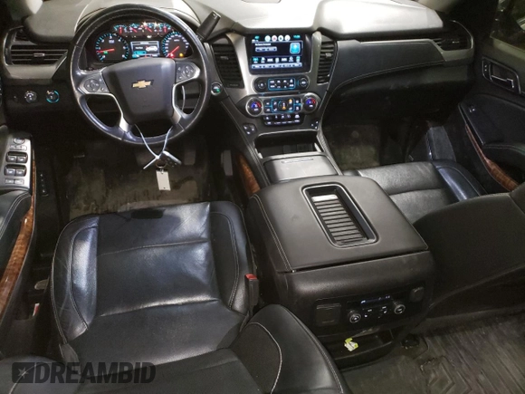 2018 Chevrolet Tahoe Premier with VIN 1GNSKCKCXJR160533, listed as a Copart auction lot 55648025 with 102,243 mi miles and Salvage title. Bid and sale history available at DreamBid. Image 8.