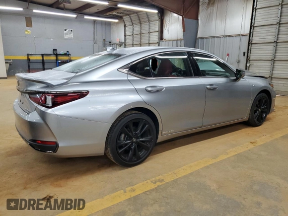 2022 Lexus ES 300h F Sport with VIN 58AGA1C1XNU014899, listed as a Copart auction lot 52629385 with Not provided miles and Salvage title. Bid and sale history available at DreamBid. Image 3.