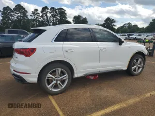 2020 Audi Q3 S line Premium with VIN WA1DECF32L1104309, listed as a Copart auction lot 57162424 with 68,523 mi miles and Salvage title. Bid and sale history available at DreamBid. Image 3.
