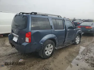 2005 Nissan Pathfinder LE with VIN 5N1AR18U25C791513, listed as a Copart auction lot 85819304 with 166,158 mi miles and Salvage title. Bid and sale history available at DreamBid. Image 3.