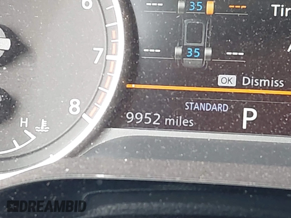 2023 Nissan Pathfinder Platinum with VIN 5N1DR3DG6PC257054, listed as a IAAI auction lot 41565552 with 9,952 mi miles and . Bid and sale history available at DreamBid. Image 16.