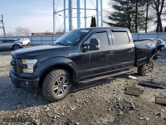 2015 Ford F-150 XLT w/HD Payload Pkg with VIN 1FTFW1EF8FFA35550, listed as a Copart auction lot 87315204 with 403,701 mi miles and Salvage Title. Bid and sale history available at carsss.com. Image 1.