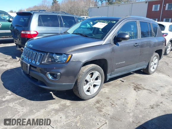 2016 Jeep Compass High Altitude Edition with VIN 1C4NJDEB2GD746490, listed as a IAAI auction lot 41704628 with 95,732 mi miles. Bid and sale history available at carsss.com. Image 17.