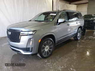 2023 Cadillac Escalade 4WD Sport with VIN 1GYS4FKL4PR168750, listed as a Copart auction lot 66929445 with 58,109 mi miles and Salvage title. Bid and sale history available at DreamBid. Image 1.