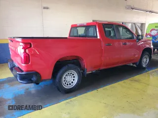 2020 Chevrolet Silverado 1500 Work Truck with VIN 1GCRWAEF1LZ180131, listed as a Copart auction lot 77187734 with 144,983 mi miles and Clean Title. Bid and sale history available at DreamBid. Image 3.