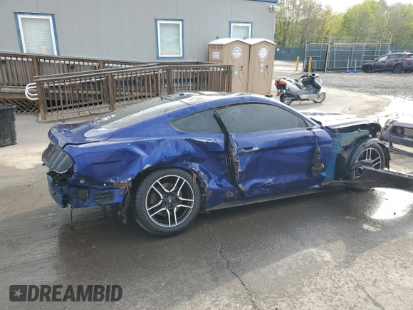 2015 Ford Mustang GT with VIN 1FA6P8CF0F5418662, listed as a Copart auction lot 55444845 with Not Provided miles and Salvage Title. Bid and sale history available at DreamBid. Image 3.