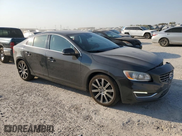 2015 Volvo S60 T6 Drive-E with VIN YV149MFK7F1343313, listed as a Copart auction lot 76279894 with 60,091 mi miles and Salvage Title. Bid and sale history available at carsss.com. Image 4.