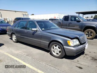 1997 Mercedes-Benz S-Class with VIN WDBGA51GXVA362521, listed as a Copart auction lot 69005184 with 124,444 mi miles and Clean Title. Bid and sale history available at carsss.com. Image 4.