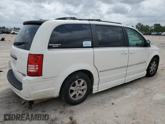 2010 Chrysler Town & Country Touring with VIN 2A4RR5D14AR129955, listed as a Copart auction lot 54684045 with 113,086 mi miles and Salvage Title. Bid and sale history available at DreamBid. Image 3.