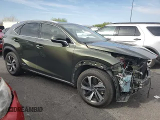 2021 Lexus NX 300h z VIN JTJGJRDZ0M2151890, wystawiony jako Copart lot #54759355 z przebiegiem 49 971 mil mil oraz Szkoda całkowita • Salvage title. Historia ofert i sprzedaży dostępna na DreamBid. Obrazek 4.