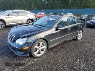 2006 Mercedes-Benz C 230 Sport with VIN WDBRF52H56F824568, listed as a Copart auction lot 87855665 with 111,092 mi miles and Salvage Title. Bid and sale history available at carsss.com. Image 1.