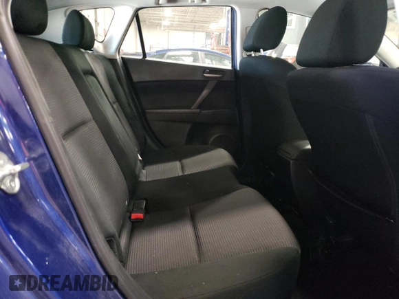 2013 Mazda 3 i Touring with VIN JM1BL1L75D1776154, listed as a Copart auction lot 54899595 with 72,463 mi miles and Salvage Title. Bid and sale history available at DreamBid. Image 10.