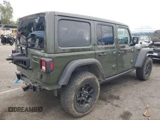 2024 Jeep Wrangler Sport S with VIN 1C4RJXN65RW121336, listed as a Copart auction lot 53395985 with 19,861 mi miles and Salvage title. Bid and sale history available at DreamBid. Image 3.