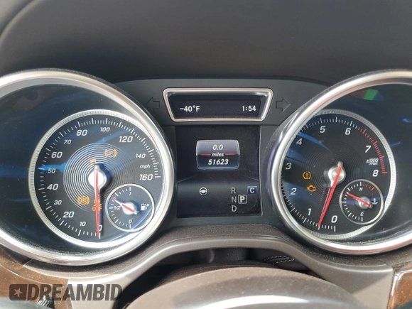 2019 Mercedes-Benz GLS 550 with VIN 4JGDF7DEXKB203995, listed as a Copart auction lot 53217754 with 51,623 mi miles and . Bid and sale history available at DreamBid. Image 9.