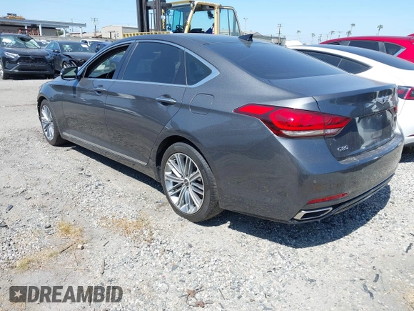2020 Genesis G80 3.8L with VIN KMTFN4JE6LU329734, listed as a IAAI auction lot 41993396 with 50,799 mi miles and . Bid and sale history available at carsss.com. Image 3.