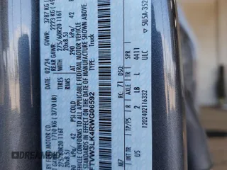 2024 Ford F-150 Lightning XLT with VIN 1FTVW3LK4RWG06592, listed as a Copart auction lot 55216355 with Not provided miles and Non repairable. Bid and sale history available at DreamBid. Image 13.