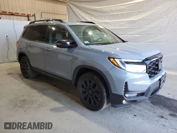 2023 Honda Passport Elite with VIN 5FNYF8H03PB034613, listed as a Copart auction lot 54009215 with 102,841 mi miles and Salvage title. Bid and sale history available at DreamBid. Image 4.