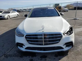 2024 Mercedes-Benz S 580e with VIN W1K6G6KB0RA259964, listed as a Copart auction lot 82029224 with 9,447 mi miles and Salvage Title. Bid and sale history available at DreamBid. Image 5.