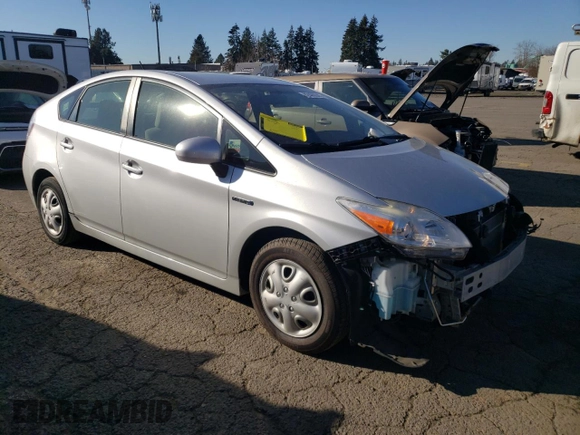 2012 Toyota Prius One with VIN JTDKN3DU8C5485018, listed as a Copart auction lot 42490045 with 56,279 mi miles and Salvage Title. Bid and sale history available at DreamBid. Image 4.
