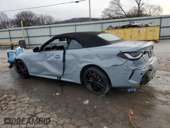 2024 BMW 4 Series 430i z VIN WBA23AT09RCP14882, wystawiony jako Copart lot #84880374 z przebiegiem 17 979 mil mil oraz Szkoda całkowita • Salvage title. Historia ofert i sprzedaży dostępna na DreamBid. Obrazek 2.