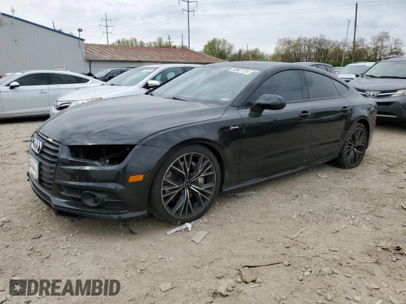 2016 Audi A7 3.0 Prestige with VIN WAU2GAFC9GN185221, listed as a Copart auction lot 50907124 with 106,466 mi miles and Salvage Title. Bid and sale history available at carsss.com. Image 1.
