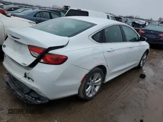 2015 Chrysler 200 Limited with VIN 1C3CCCAB0FN547730, listed as a Copart auction lot 48246985 with 107,458 mi miles and Salvage Title. Bid and sale history available at carsss.com. Image 3.