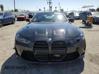 2025 BMW M4 Competition xDrive with VIN WBS33HK09SCS26841, listed as a Copart auction lot 67757404 with 0 mi miles and Salvage Title. Bid and sale history available at carsss.com. Image 5.