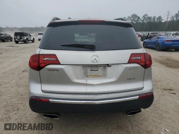 2010 Acura MDX Advance with VIN 2HNYD2H50AH500556, listed as a Copart auction lot 43257045 with 169,799 mi miles and Salvage Title. Bid and sale history available at DreamBid. Image 6.