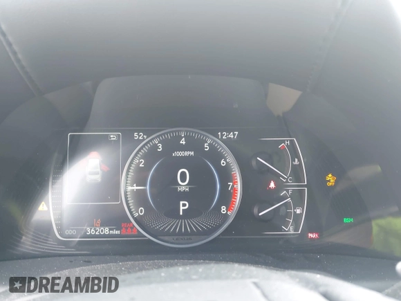 2021 Lexus ES 350 with VIN 58ADZ1B10MU082396, listed as a IAAI auction lot 42045686 with 36,208 mi miles and . Bid and sale history available at DreamBid. Image 7.