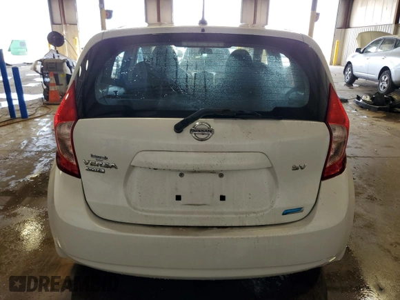2015 Nissan Note SV with VIN 3N1CE2CP0FL439569, listed as a Copart auction lot 54829795 with 77,627 mi miles and Salvage Title. Bid and sale history available at DreamBid. Image 6.