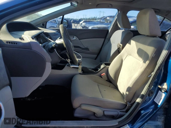 2012 Honda Civic EX with VIN 2HGFB2F87CH546602, listed as a Copart auction lot 81075254 with 164,588 mi miles and Salvage Title. Bid and sale history available at DreamBid. Image 7.