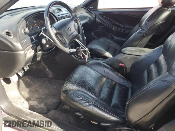 1996 Ford Mustang GT with VIN 1FALP45X9TF226146, listed as a Copart auction lot 42943185 with 60,357 mi miles and Salvage Title. Bid and sale history available at carsss.com. Image 7.
