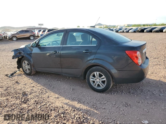 2015 Chevrolet Sonic LT with VIN 1G1JC5SG7F4132086, listed as a Copart auction lot 63196045 with 67,846 mi miles and Salvage title. Bid and sale history available at DreamBid. Image 2.