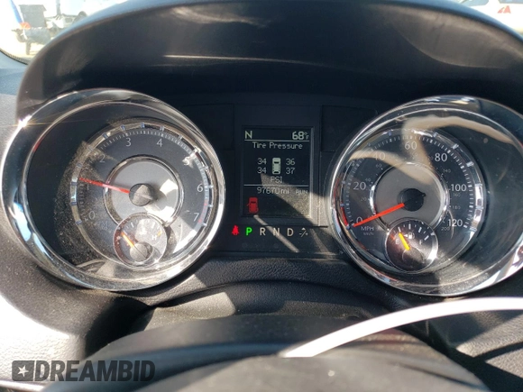 2012 Chrysler Town & Country Touring with VIN 2C4RC1BG2CR221074, listed as a Copart auction lot 70983284 with 97,670 mi miles and Salvage Title. Bid and sale history available at DreamBid. Image 9.