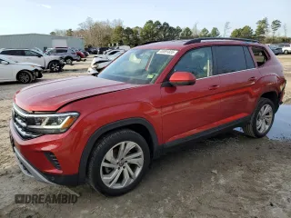 2021 Volkswagen Atlas SE z VIN 1V2HP2CA1MC540023, wystawiony jako Copart lot #45391835 z przebiegiem 63 372 mil mil oraz Szkoda całkowita • Salvage title. Historia ofert i sprzedaży dostępna na DreamBid. Obrazek 1.