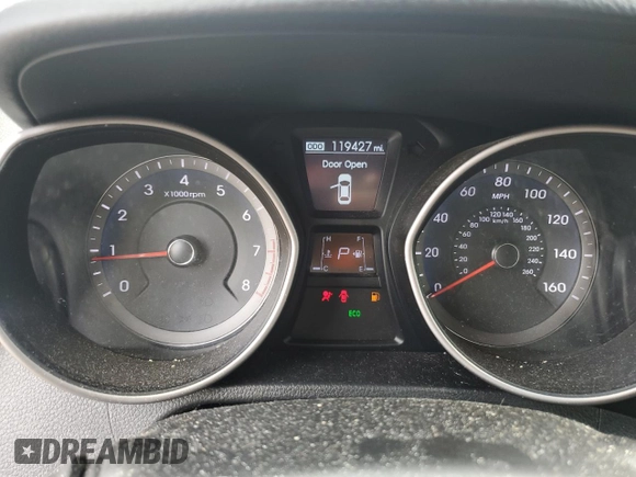 2013 Hyundai Elantra with VIN KMHD35LE9DU055747, listed as a Copart auction lot 62706755 with 119,427 mi miles and Clean title. Bid and sale history available at DreamBid. Image 9.
