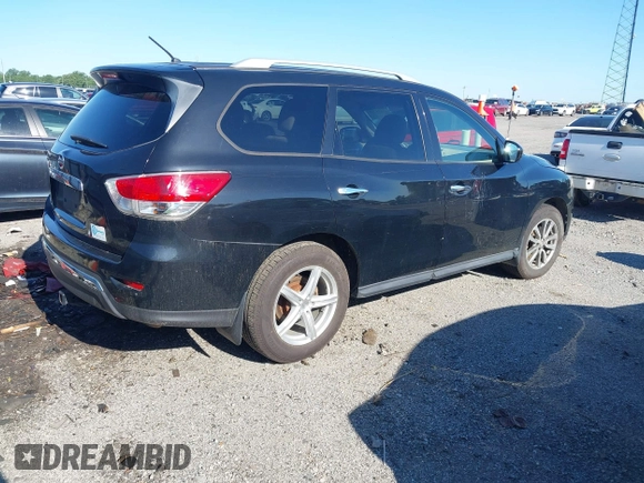 2015 Nissan Pathfinder Platinum with VIN 5N1AR2MN3FC668373, listed as a IAAI auction lot 42175275 with 169,913 mi miles and . Bid and sale history available at DreamBid. Image 4.