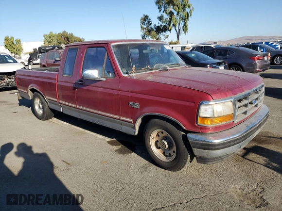 1995 Ford F-150 with VIN 1FTEX15N0SKA13561, listed as a Copart auction lot 72557694 with 192,983 mi miles and Clean Title. Bid and sale history available at carsss.com. Image 4.