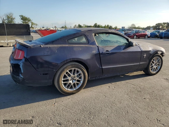2012 Ford Mustang V6 Premium with VIN 1ZVBP8AM0C5200952, listed as a Copart auction lot 51051605 with NaN miles and Non Repairable. Bid and sale history available at carsss.com. Image 3.