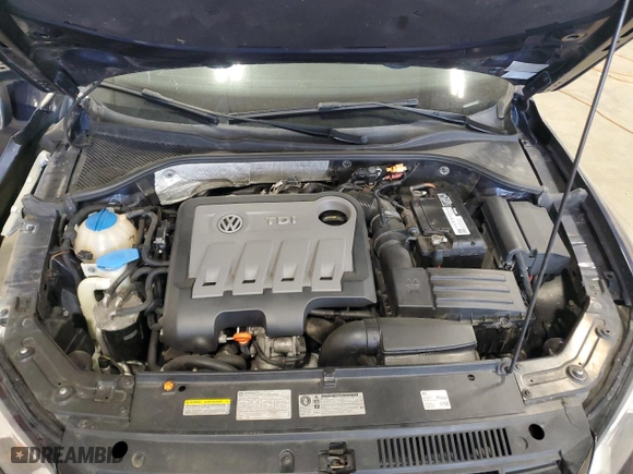 2013 Volkswagen Passat TDI SE w/Sunroof with VIN 1VWBN7A39DC039957, listed as a Copart auction lot 53238825 with 141,694 mi miles and Non Repairable. Bid and sale history available at carsss.com. Image 11.