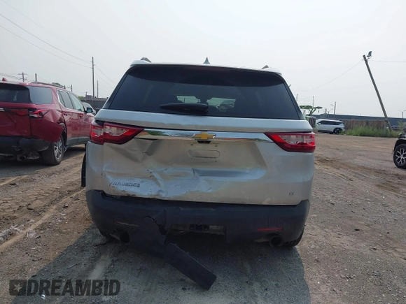 2019 Chevrolet Traverse LT z VIN 1GNERHKW7KJ257026, wystawiony jako IAAI lot #42397645 z przebiegiem 78 977 mil mil oraz . Historia ofert i sprzedaży dostępna na DreamBid. Obrazek 16.