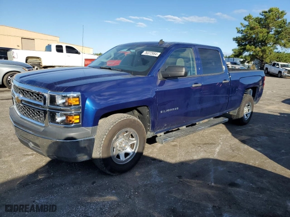 2014 Chevrolet Silverado 1500 Work Truck with VIN 3GCPCPEHXEG270224, listed as a Copart auction lot 76372954 with 133,810 mi miles and Salvage Title. Bid and sale history available at carsss.com. Image 1.