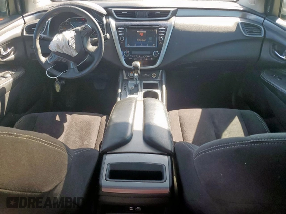 2019 Nissan Murano SL with VIN 5N1AZ2MS1KN112583, listed as a Copart auction lot 44402475 with 57,230 mi miles and Salvage Title. Bid and sale history available at DreamBid. Image 8.