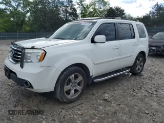 2013 Honda Pilot EX-L with VIN 5FNYF4H76DB085055, listed as a Copart auction lot 56640595 with 192,620 mi miles and Salvage title. Bid and sale history available at DreamBid. Image 1.