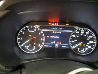 2021 Nissan Sentra SV with VIN 3N1AB8CV2MY300139, listed as a Copart auction lot 46868895 with 57,037 mi miles and Salvage Title. Bid and sale history available at carsss.com. Image 9.