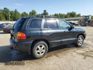 2002 Hyundai Santa Fe GLS with VIN KM8SC13D42U309353, listed as a Copart auction lot 75405014 with 137,249 mi miles and Salvage Title. Bid and sale history available at carsss.com. Image 3.