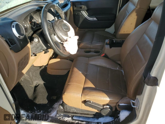 2011 Jeep Wrangler Sahara with VIN 1J4AA5D12BL525204, listed as a Copart auction lot 45152565 with 62,860 mi miles and Clean Title. Bid and sale history available at DreamBid. Image 7.