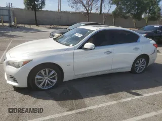2016 Infiniti Q50 2.0t Premium with VIN JN1CV7AP7GM201273, listed as a Copart auction lot 47325935 with 108,861 mi miles and Salvage Title. Bid and sale history available at carsss.com. Image 1.
