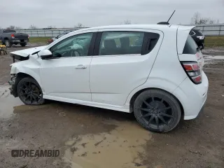 2017 Chevrolet Sonic LT with VIN 1G1JD6SB0H4154389, listed as a Copart auction lot 46086095 with 142,314 mi miles and Salvage Title. Bid and sale history available at carsss.com. Image 2.