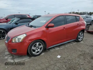 2009 Pontiac Vibe w/1SA with VIN 5Y2SP67899Z453514, listed as a Copart auction lot 80815804 with 197,292 mi miles and Salvage Title. Bid and sale history available at carsss.com. Image 1.